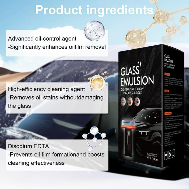 ⚡50K+ SOLD!🔥🔥2026 Handheld Glass Oil-Film Remover