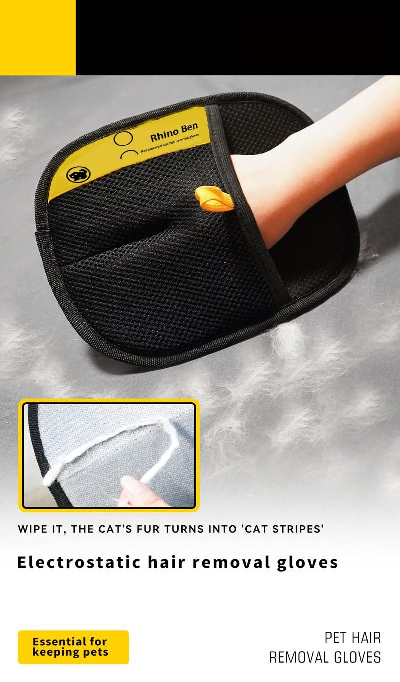 ✨Last Day 50% OFF - Pet hair remover Electrostatic gloves（Buy 2 Get 2 Free）