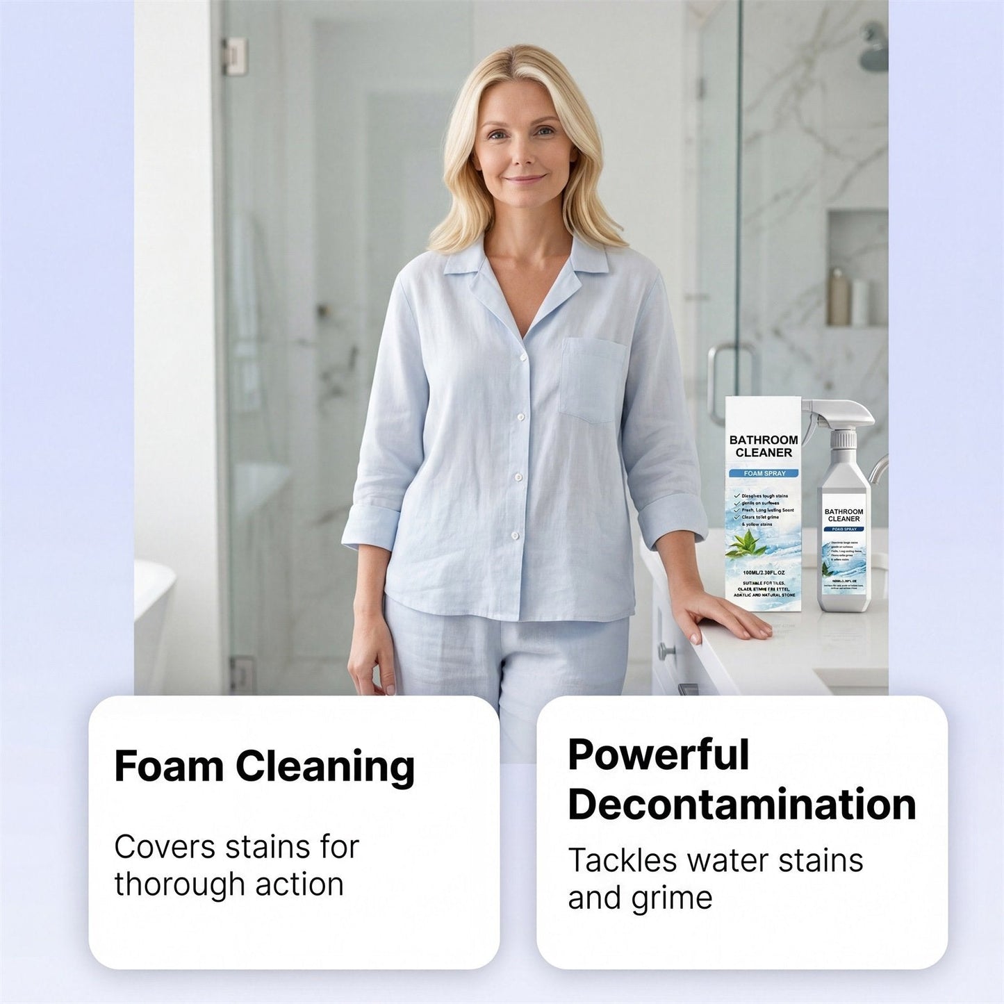 💐Last Day 70% OFF🍋Gravity-Defying Bathroom Cleaner🎁