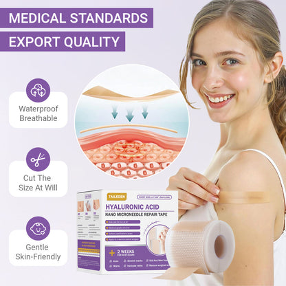✅ TAILEDEN™ Official | Nano Microneedle Scar & Wrinkle Repair Tape 🌿 Targets Scars, Fine Lines, Skin Laxity – Multi-Area Use (1.6in x 59in)