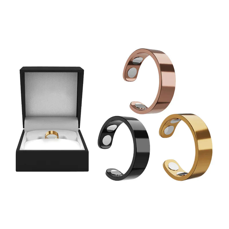 Juxek™ Magnetic Ring - Elegant Stainless Steel Ring - Magnet Rings