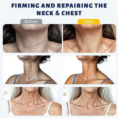🌼Roller Massage Neck Cream 🧴 Collagen & Hyaluronic Acid | Firms Neck, Reduces Wrinkles & Double Chin