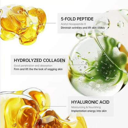 🌼Roller Massage Neck Cream 🧴 Collagen & Hyaluronic Acid | Firms Neck, Reduces Wrinkles & Double Chin