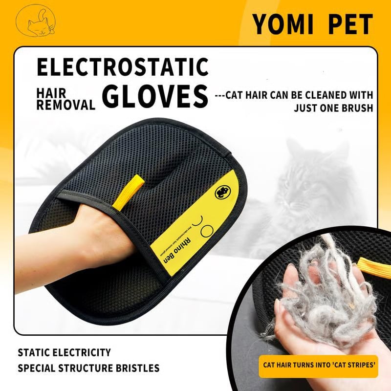✨Last Day 50% OFF - Pet hair remover Electrostatic gloves（Buy 2 Get 2 Free）