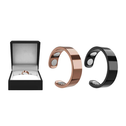 Juxek™ Magnetic Ring - Elegant Stainless Steel Ring - Magnet Rings