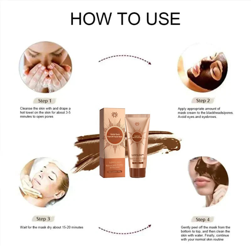 🔥[Official Brand Store] LOVILDS™ Herbal Spots Peel-Off Facial Mask