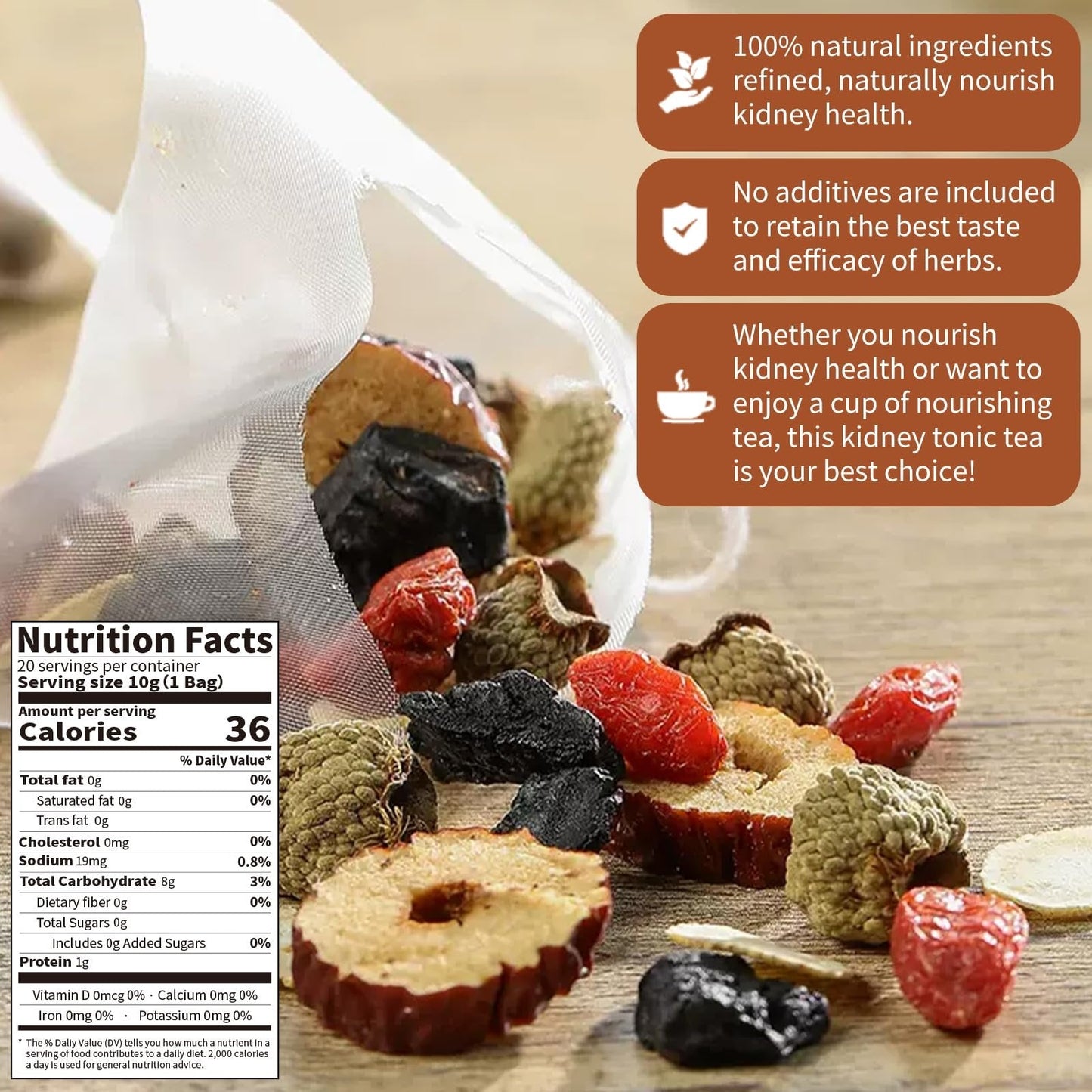 🌿 Panax & Mulberry Herbal Tea