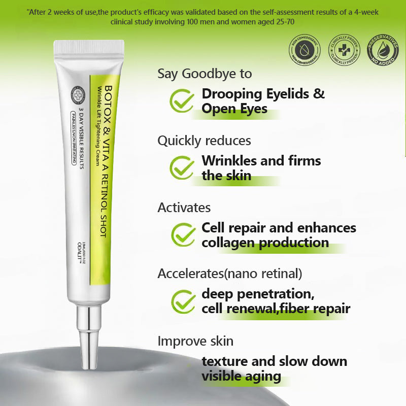 [🔥Last Day 70% OFF] ODALIT™ Botox & Retinol Shot - Eraser for Deep Wrinkles, Sagging Jowls & Puffy Eyes