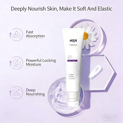 🌼Roller Massage Neck Cream 🧴 Collagen & Hyaluronic Acid | Firms Neck, Reduces Wrinkles & Double Chin