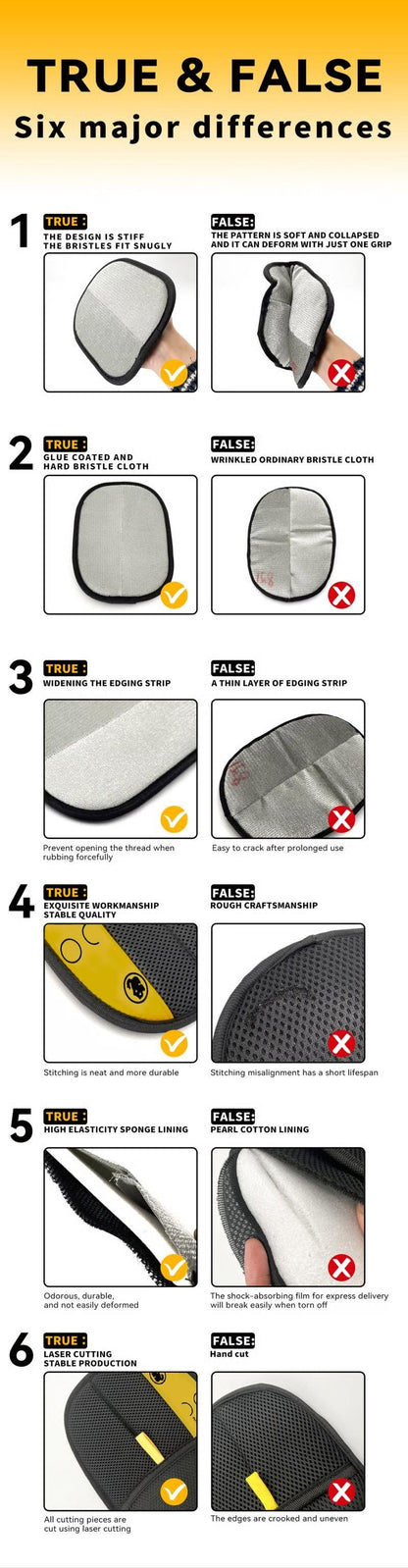 ✨Last Day 50% OFF - Pet hair remover Electrostatic gloves（Buy 2 Get 2 Free）