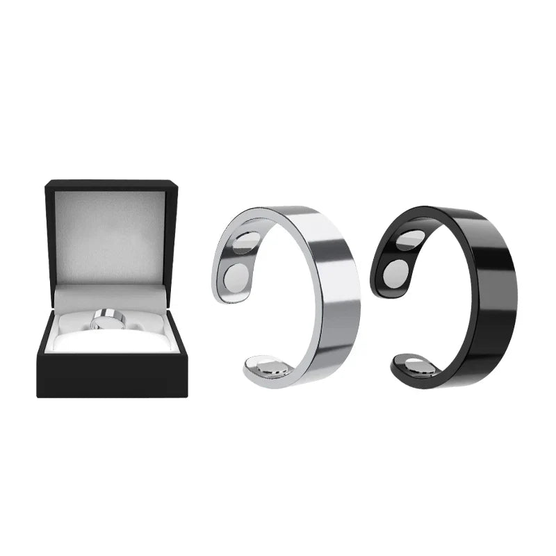 Juxek™ Magnetic Ring - Elegant Stainless Steel Ring - Magnet Rings