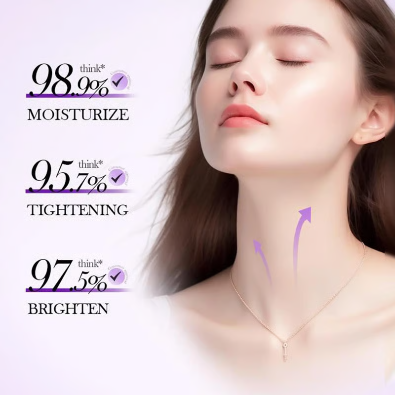 🌼Roller Massage Neck Cream 🧴 Collagen & Hyaluronic Acid | Firms Neck, Reduces Wrinkles & Double Chin