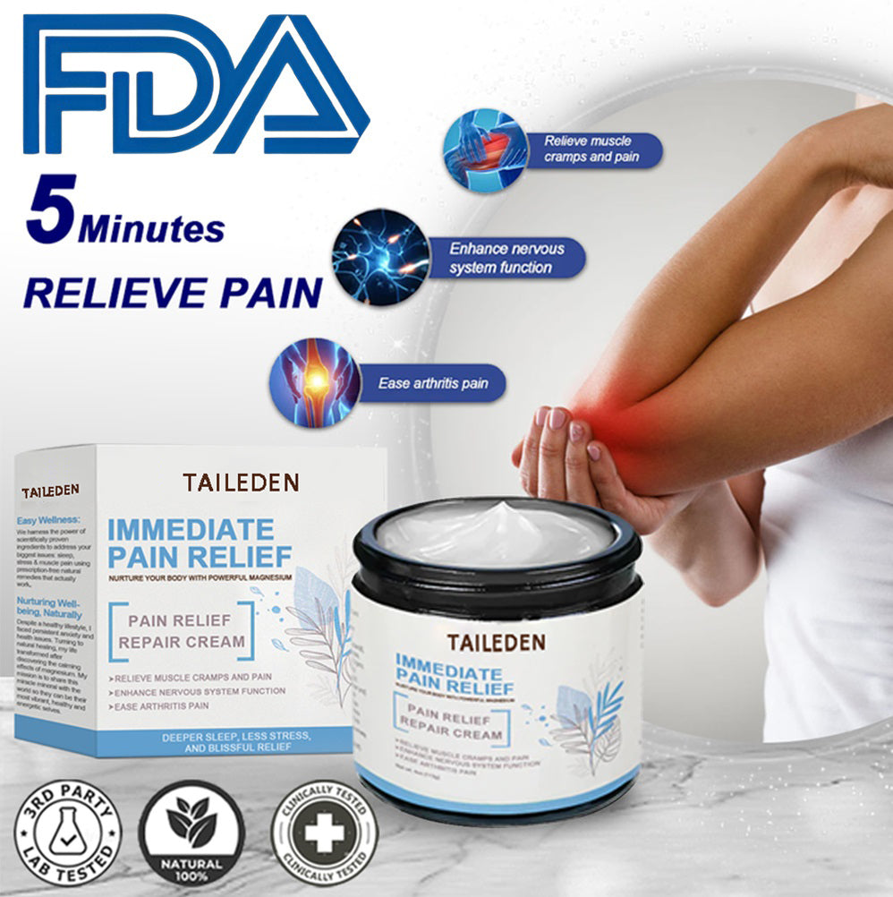 ✅TAILEDEN® 𝐌𝐚𝐠𝐧𝐞𝐬𝐢𝐮𝐦 𝐏𝐚𝐢𝐧 𝐇𝐞𝐚𝐥𝐢𝐧𝐠 𝐁𝐨𝐧𝐞 𝐂𝐫𝐞𝐚𝐦 (Relief of neuropathy, rheumatic diseases, arthritis, muscle spasms, twitches and sports injuries)
