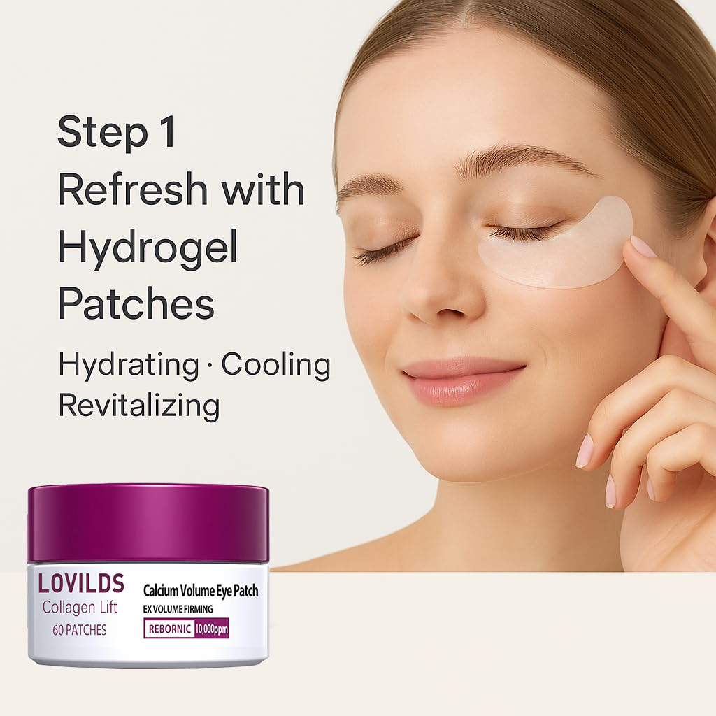 💗 LOVILDS Collagen Lift Eye Balm Stick + Eye Patch Set！