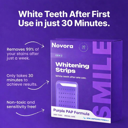 Purple Teeth Whitening Strips