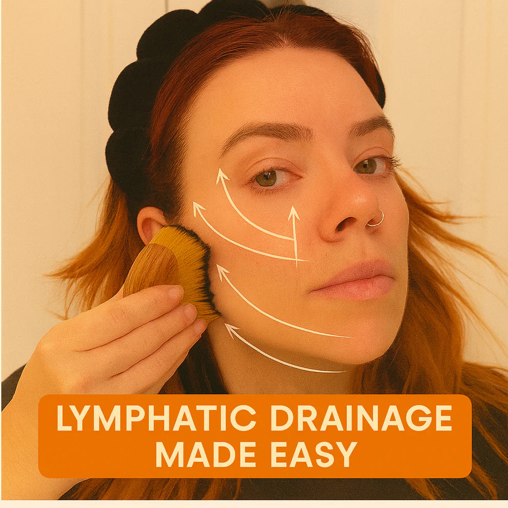 NESLEMY™ Lymphatic Face Brush — Instantly Reduce Puffiness & Sculpt Your Jawline