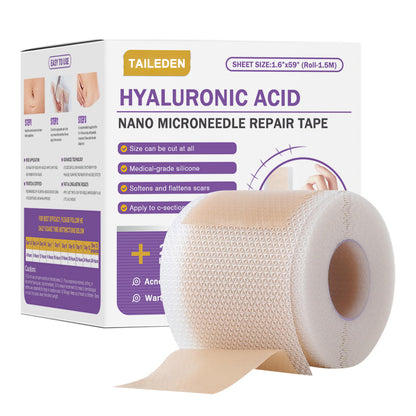 ✅ TAILEDEN™ Official | Nano Microneedle Scar & Wrinkle Repair Tape 🌿 Targets Scars, Fine Lines, Skin Laxity – Multi-Area Use (1.6in x 59in)