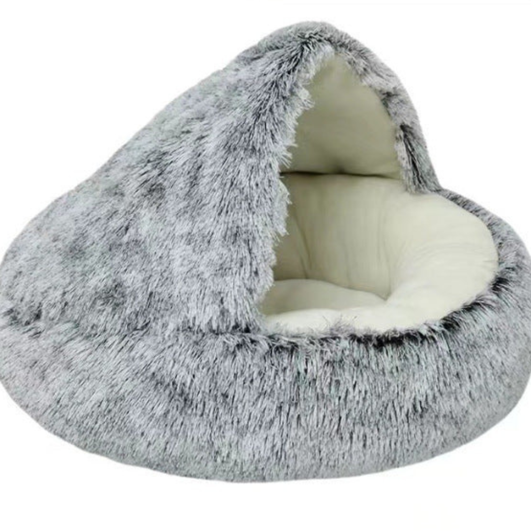 Gray plush