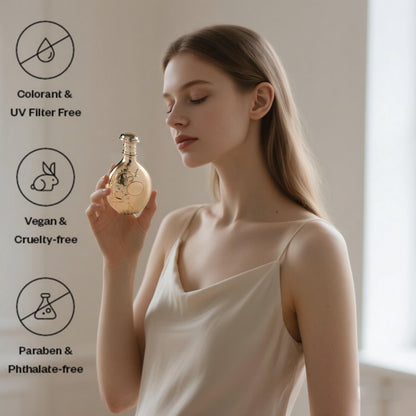 🌸 EDP by Prestige – A luxurious blend of fruity, floral & warm woody notes for an elegant, lasting scent 🌿💖