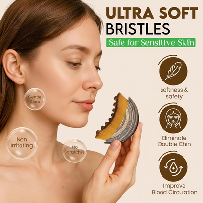 NESLEMY™ Lymphatic Face Brush — Instantly Reduce Puffiness & Sculpt Your Jawline