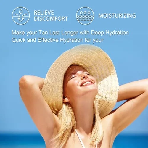 🔥 2025 Summer Hot Sale — Gold Shimmer Tanning Gel | Deep Bronze & Hydrate