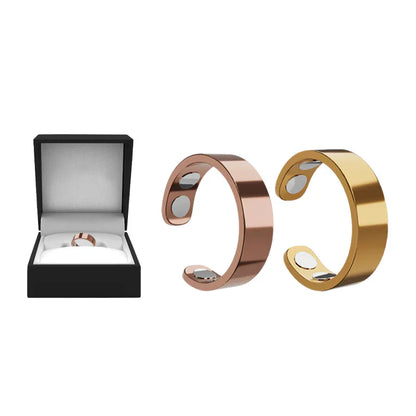 Juxek™ Magnetic Ring - Elegant Stainless Steel Ring - Magnet Rings