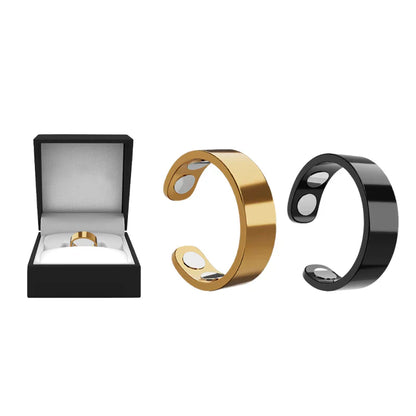 Juxek™ Magnetic Ring - Elegant Stainless Steel Ring - Magnet Rings