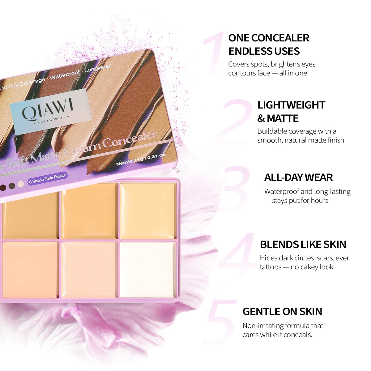 Instant Flawless Coverage Concealer — One-Tap Smoothing for Picture-Perfect Skin