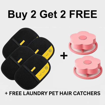 ✨Last Day 50% OFF - Pet hair remover Electrostatic gloves（Buy 2 Get 2 Free）